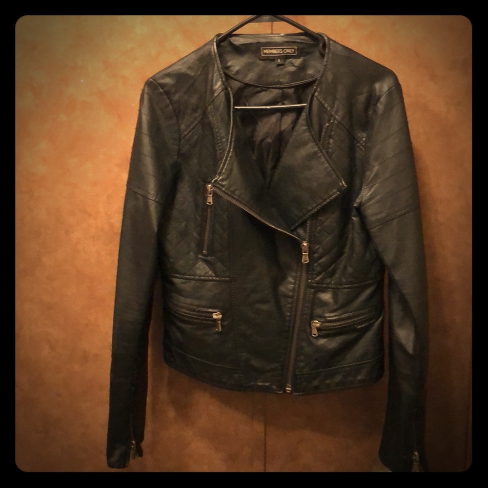 Black Pleather Jacket